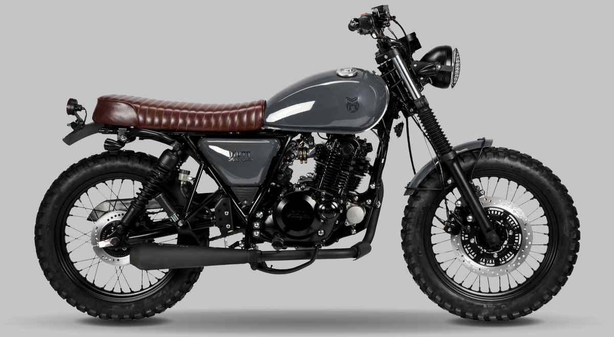 Hilts 250cc Gloss Grey | Mutt Motorcycles Hilts 250cc Gloss Grey | Mutt Motorcycles