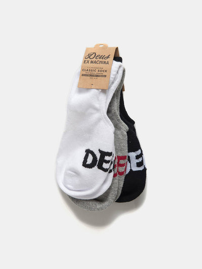Deus Curvy No Show Socks