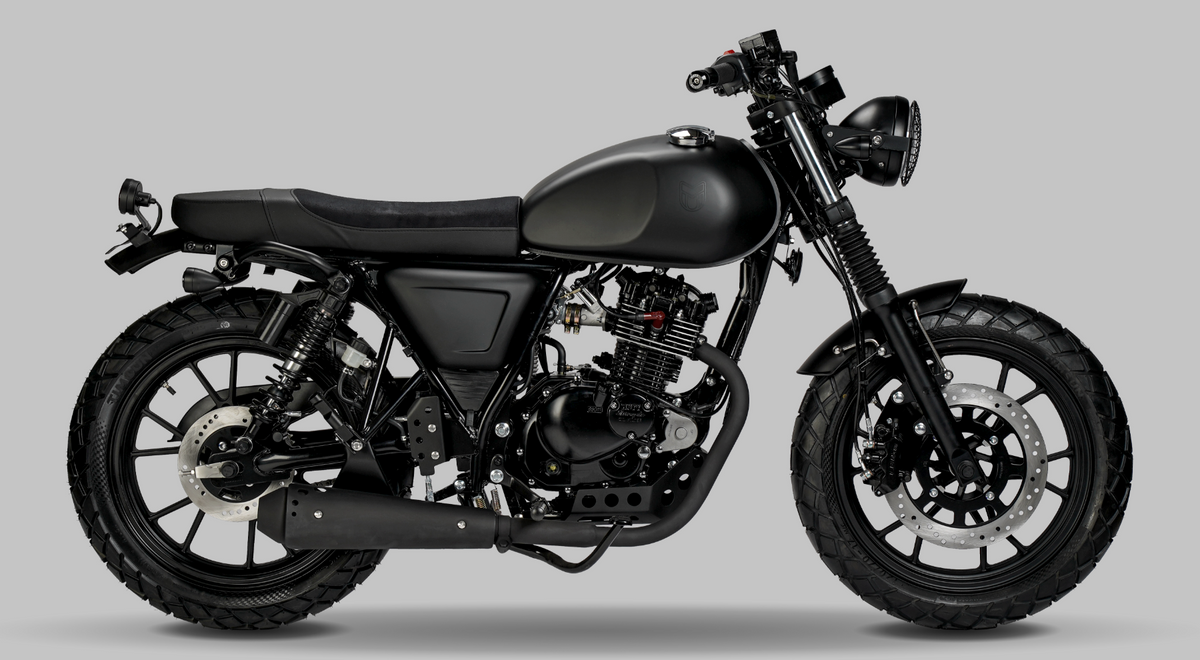 FSR 125cc Matt Black | Mutt Motorcycles
