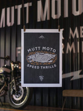 Mutt Speed Thrills A2 Art Print
