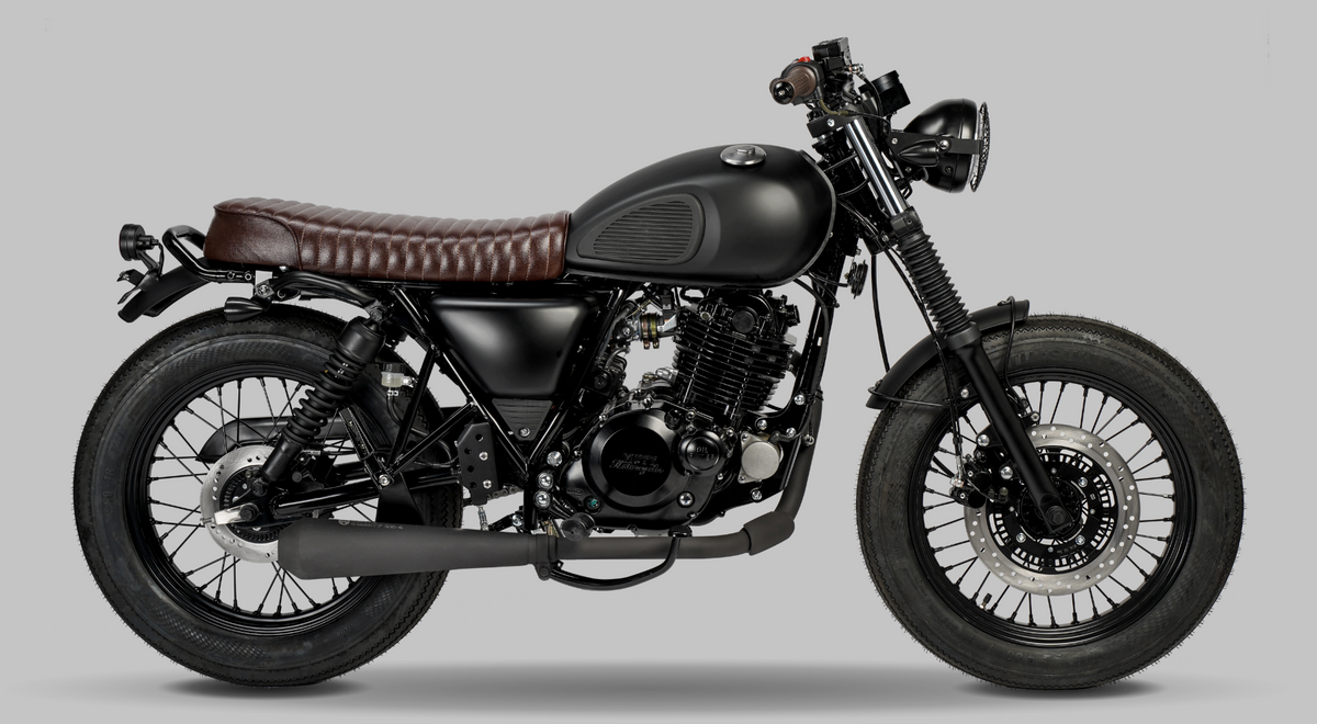 Mongrel 250cc Matt Black | Mutt Motorcycles